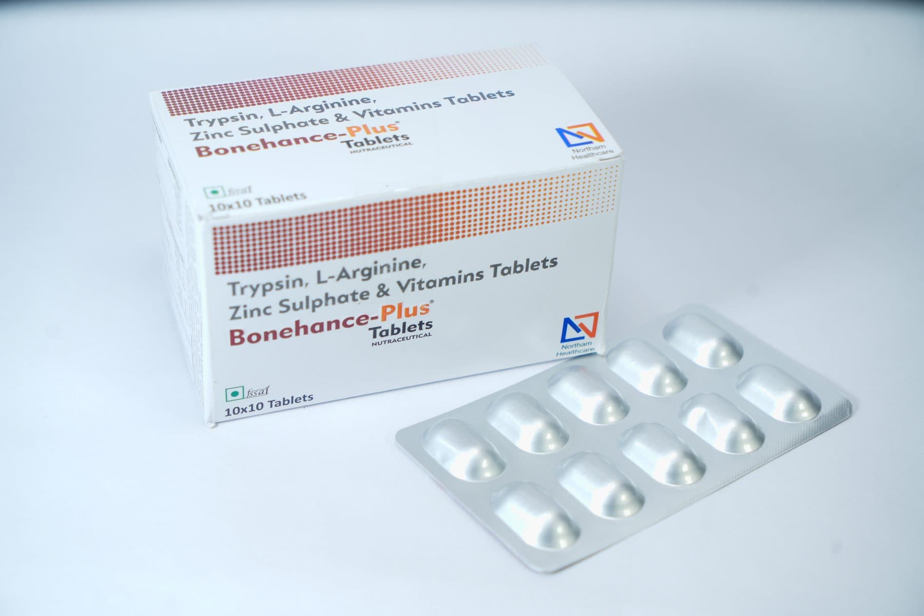 Bonehance-Plus tablets carton and blister